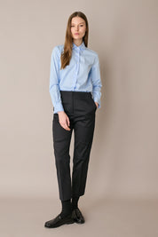 Camicia con colletto stondato