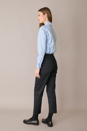 Camicia con colletto stondato