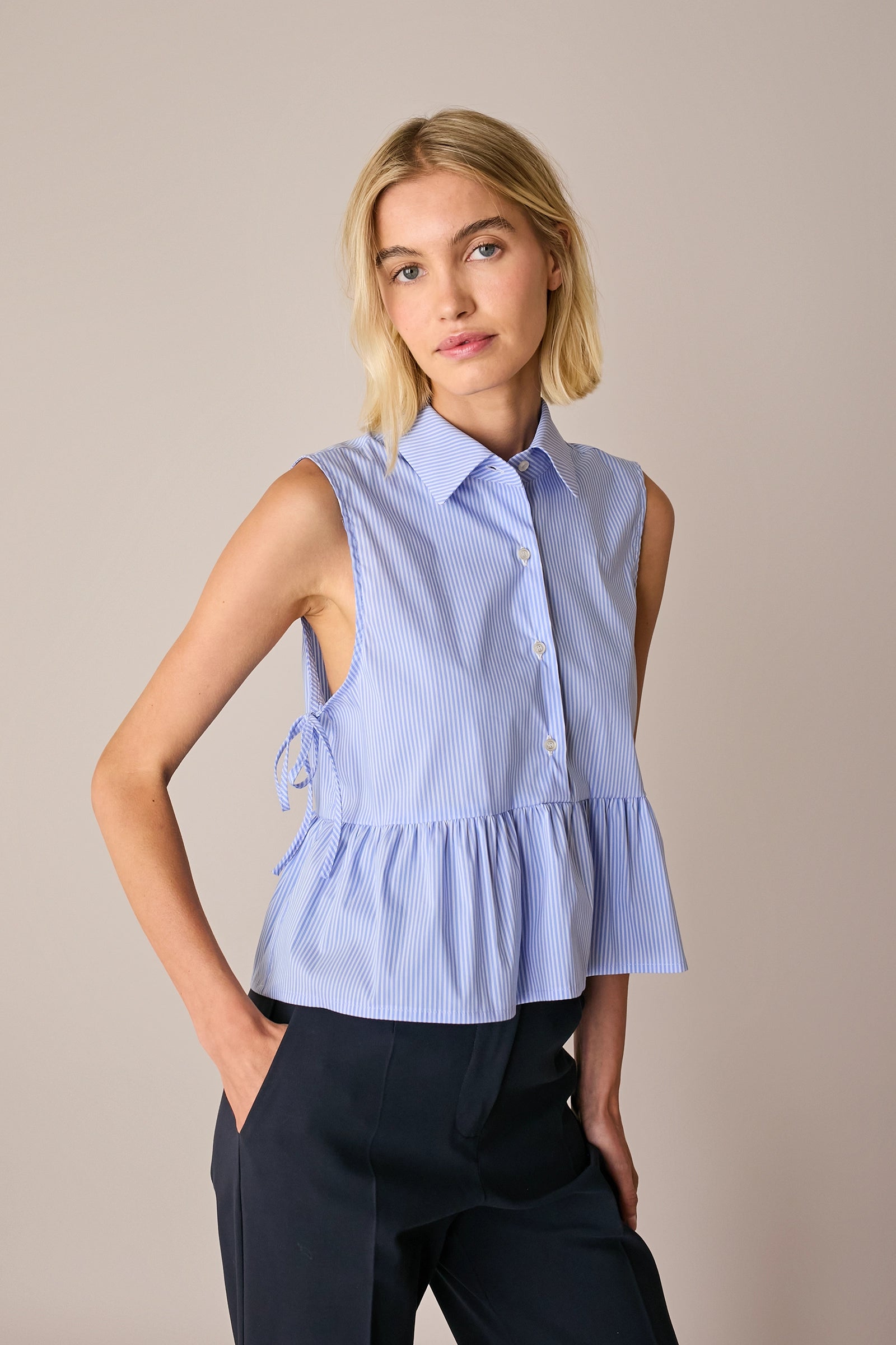 Camicia con fiocchetti