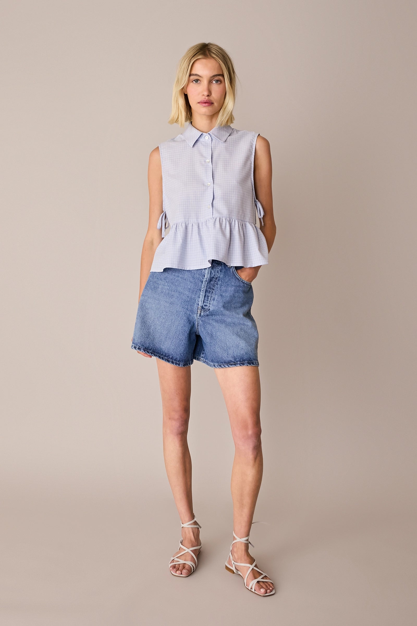 Camicia con fiocchetti