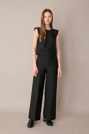 Camicia con maniche ad aletta