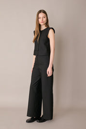 Camicia con maniche ad aletta