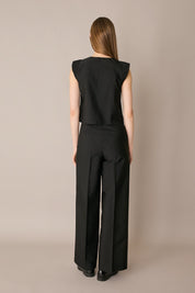 Camicia con maniche ad aletta