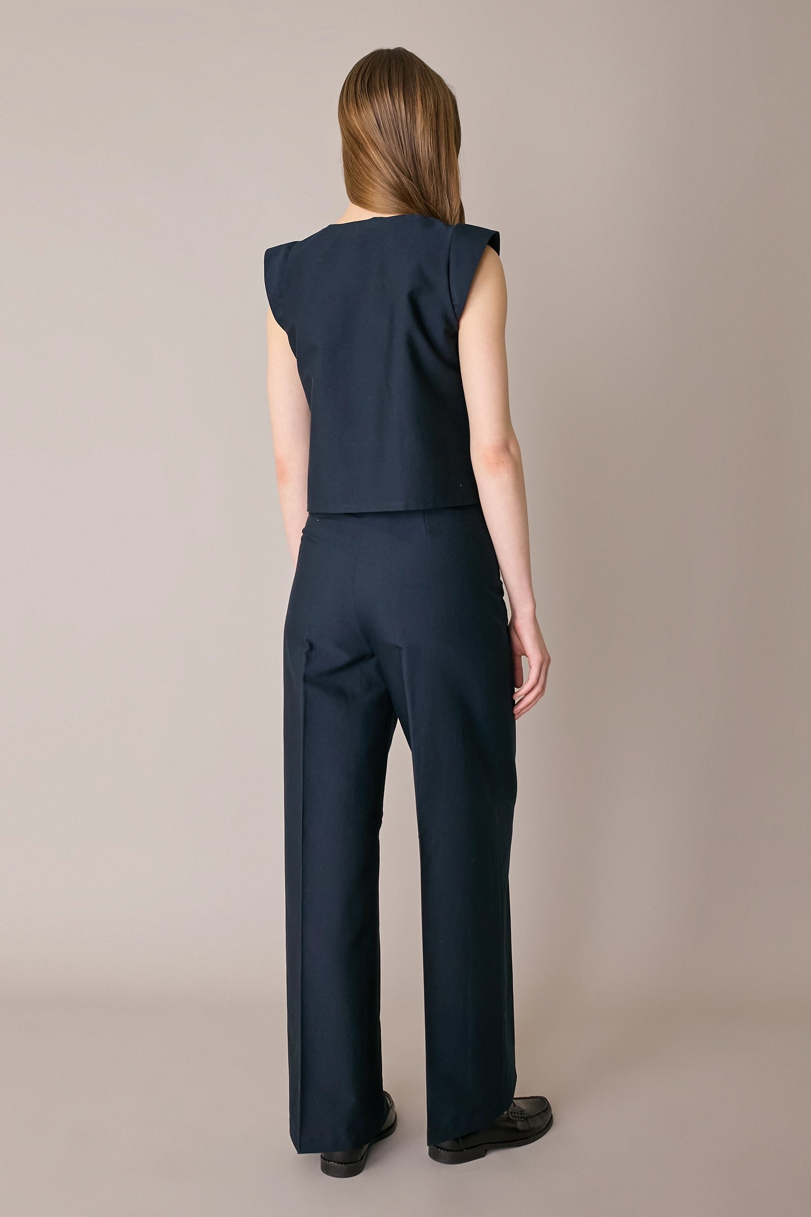 Camicia con maniche ad aletta