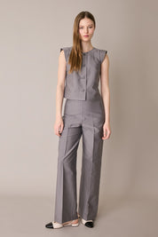 Camicia con maniche ad aletta