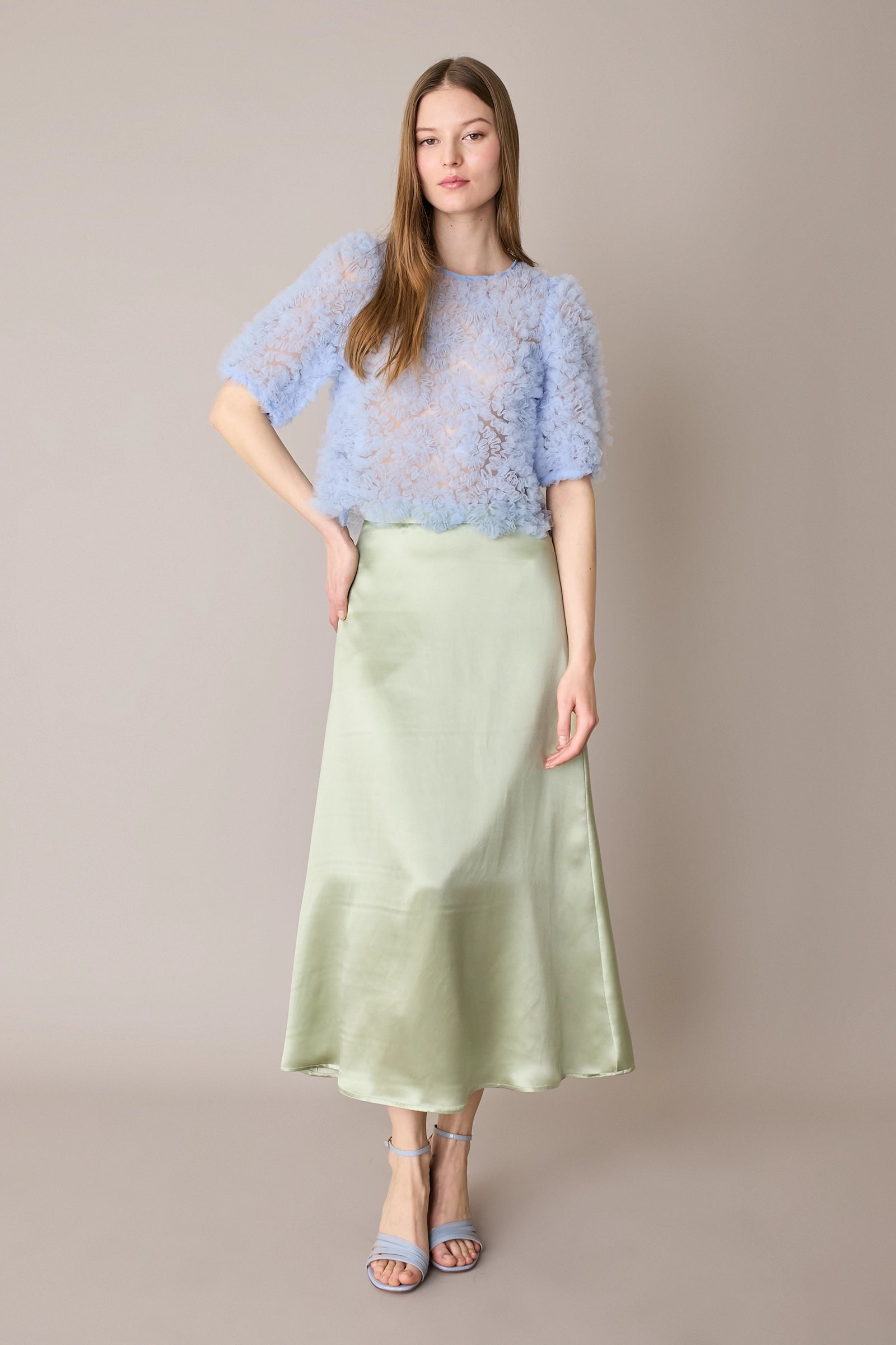 Top in tulle