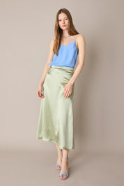 Top in blend di seta