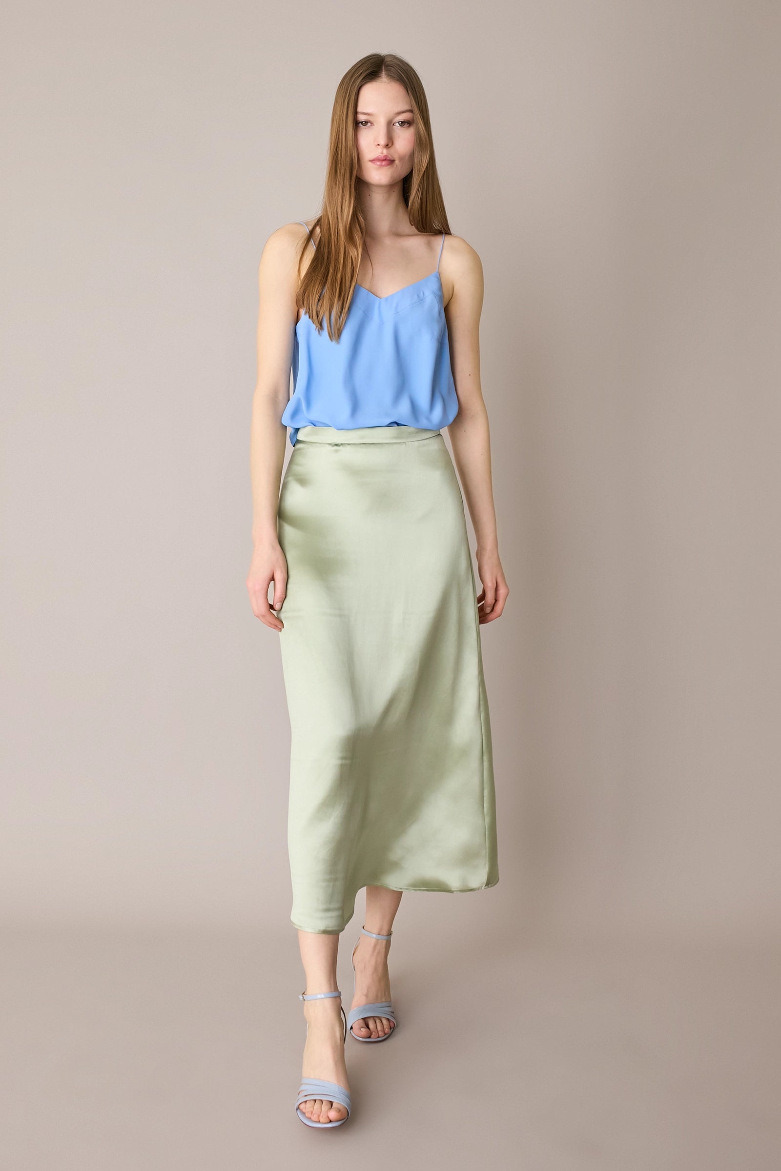 Top in blend di seta