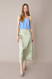 Top in blend di seta