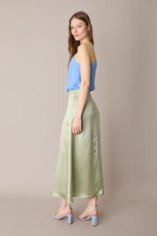 Top in blend di seta