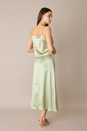 Silk blend camisole with thin straps