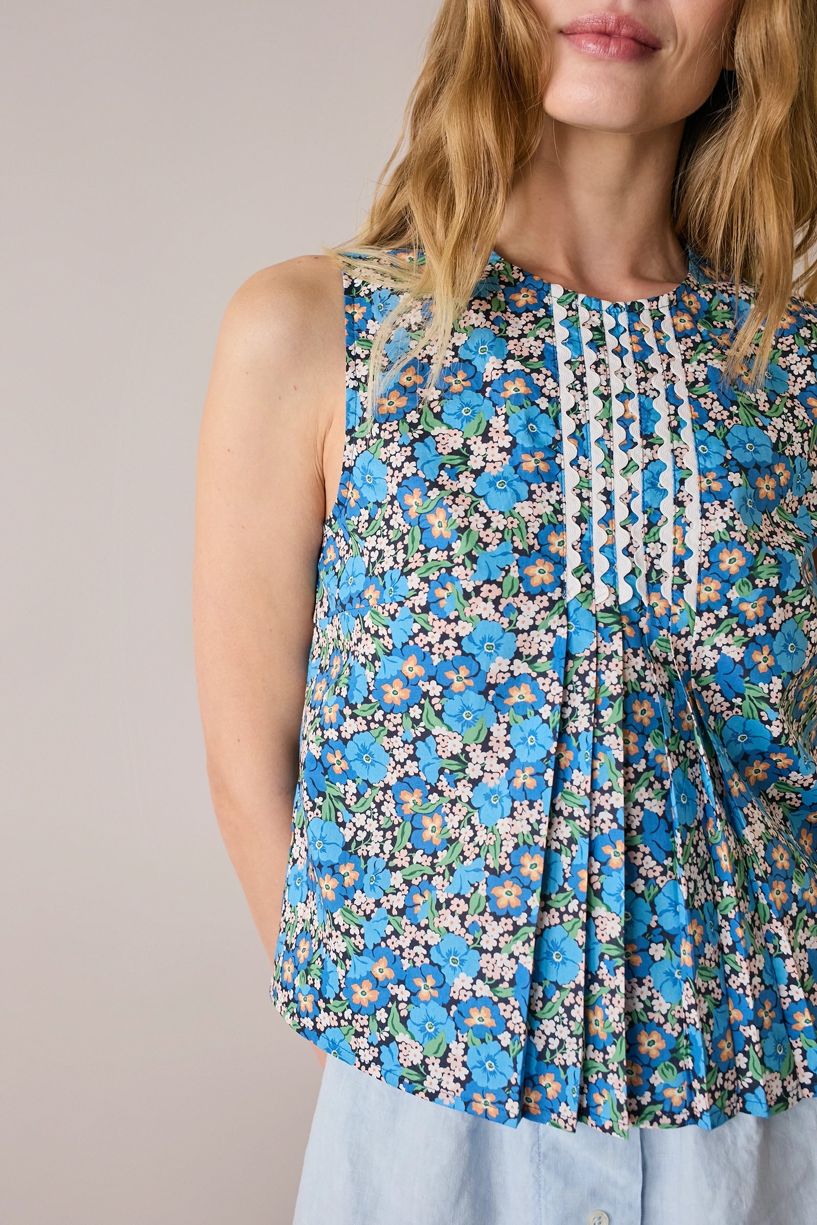 Top a trapezio – Made with Liberty Fabrics