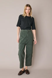 Cotton half-sleeve T-shirt