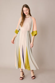 Abito Somewhere Soft in georgette di seta