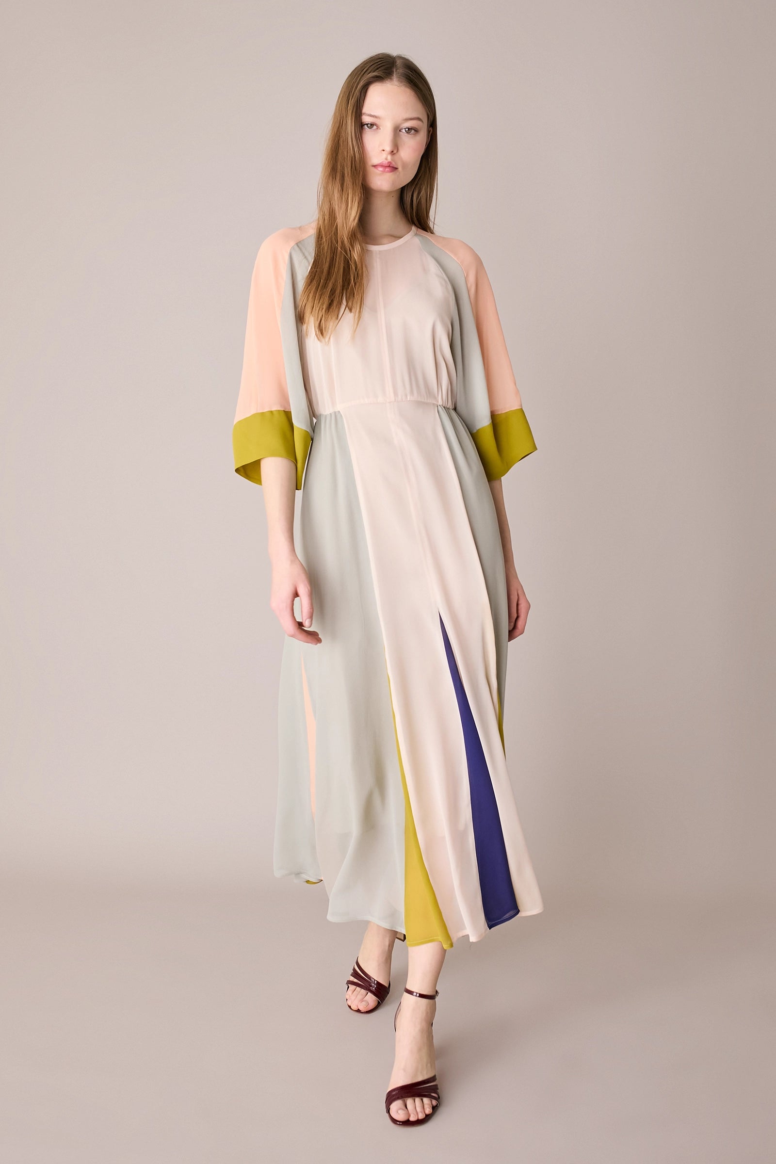 Abito Somewhere Soft in georgette di seta