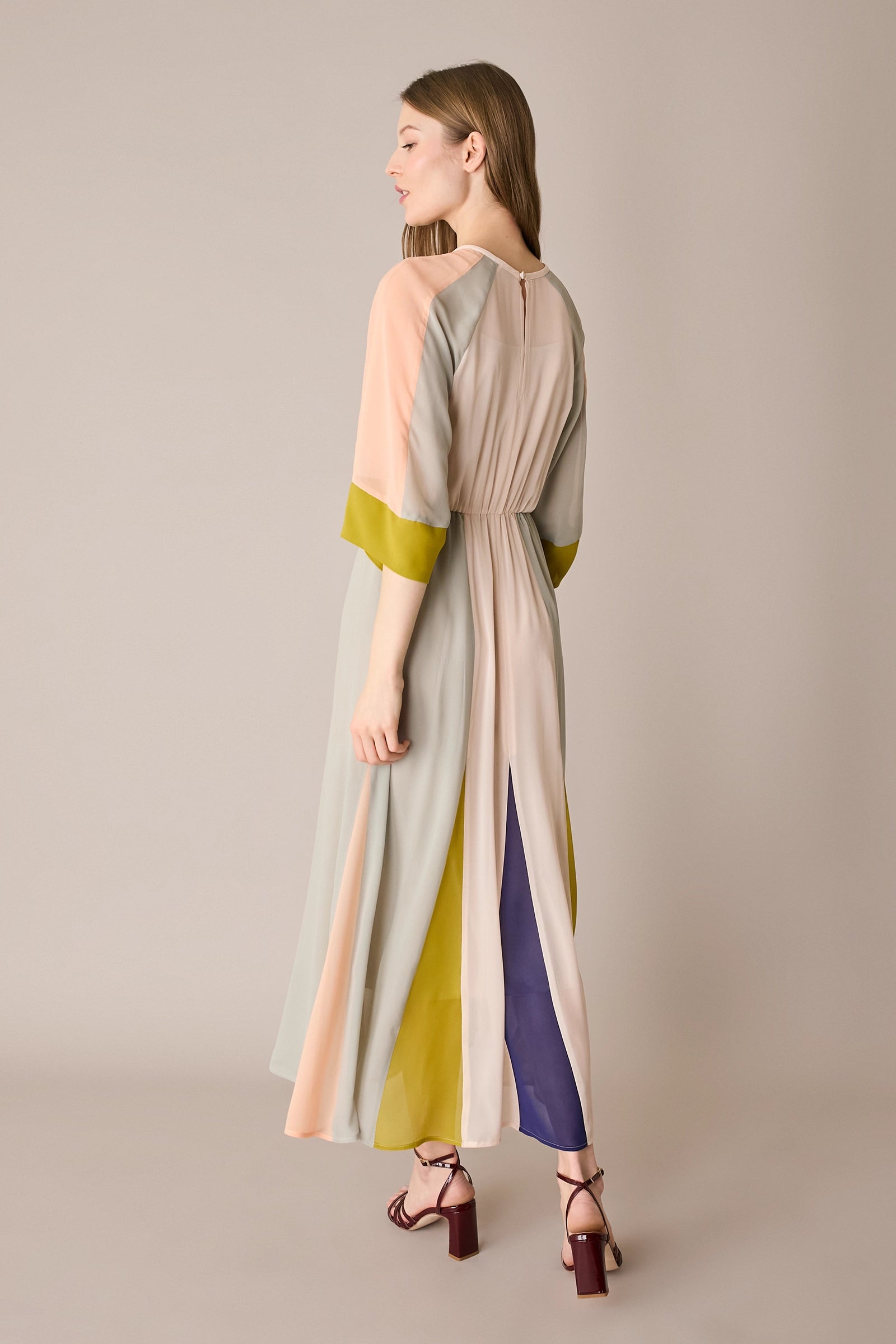 Abito Somewhere Soft in georgette di seta