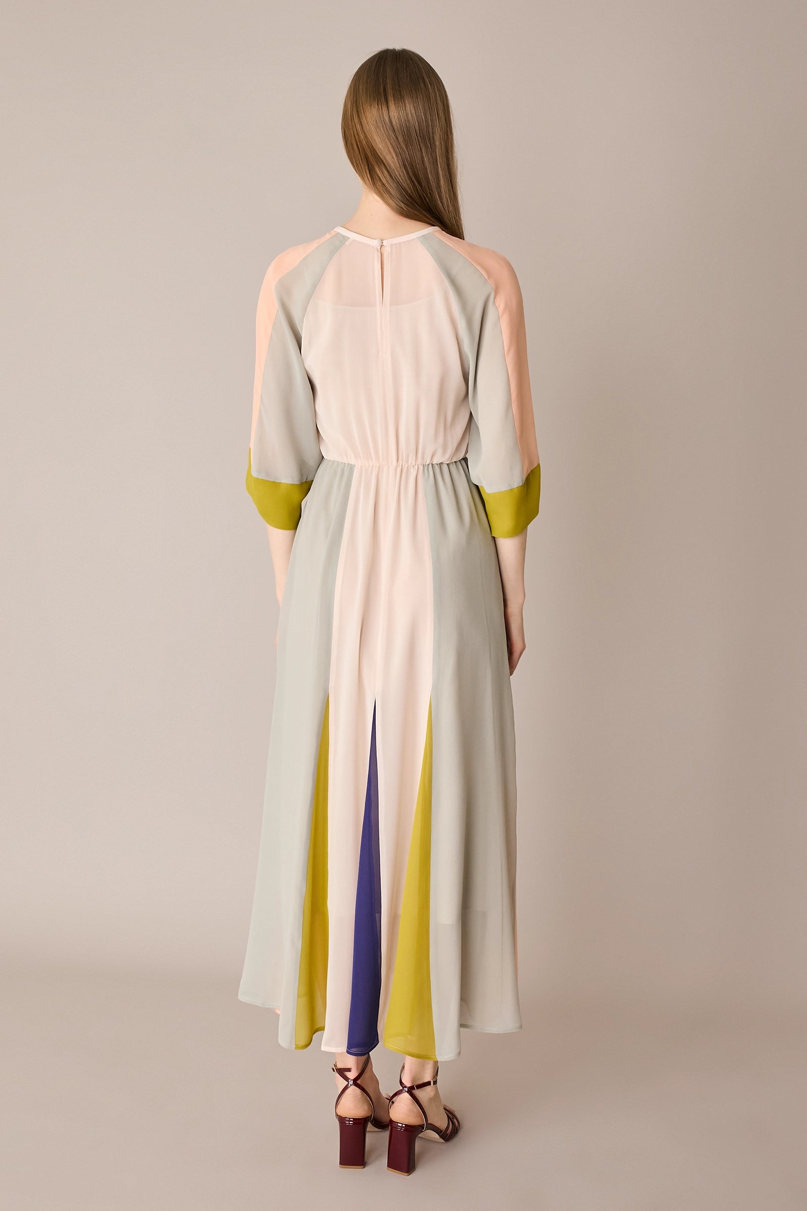 Abito Somewhere Soft in georgette di seta