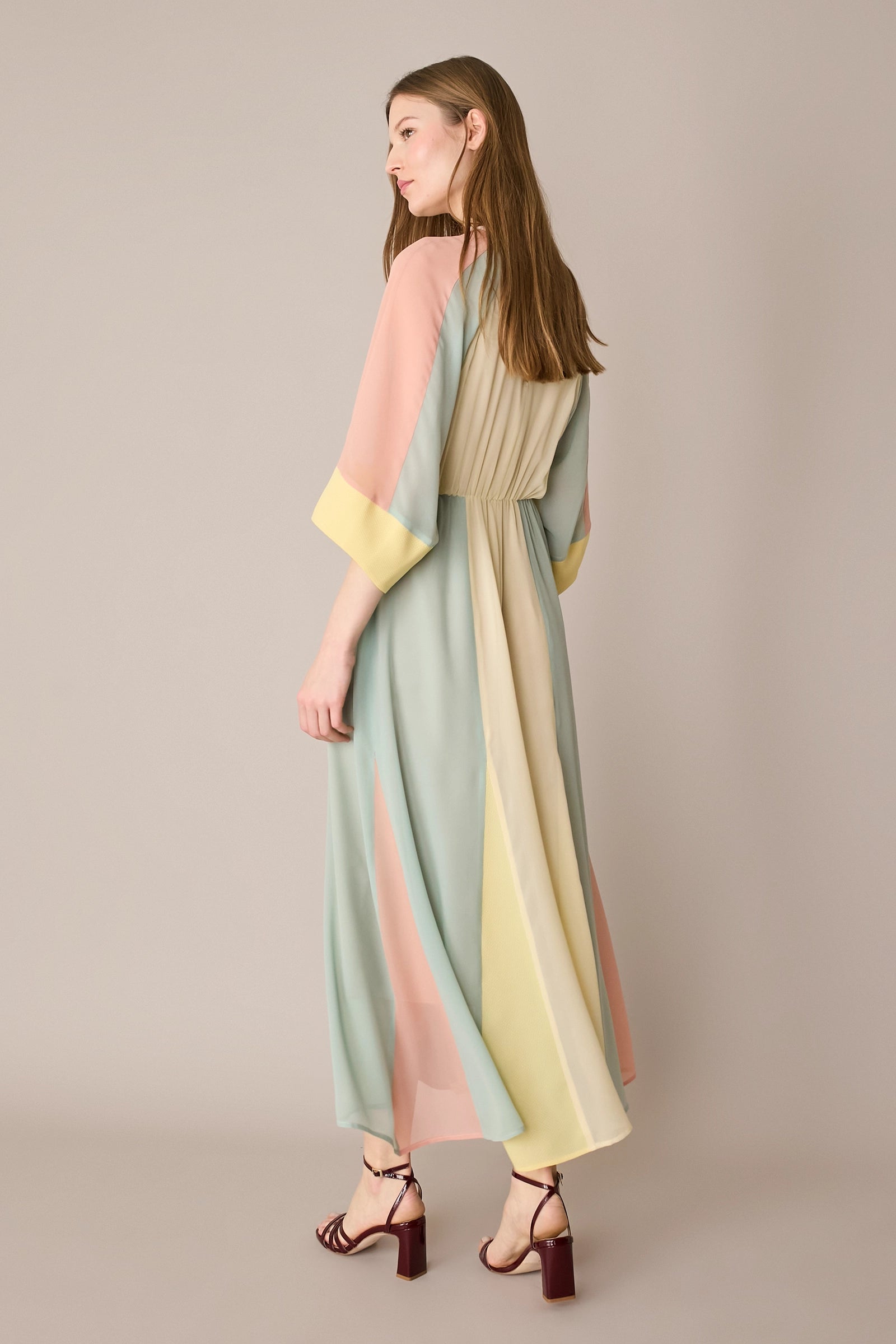 Abito Somewhere Soft in georgette di seta