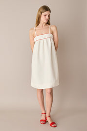Linen-blend sundress