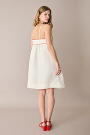Linen-blend sundress