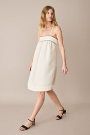 Linen-blend sundress