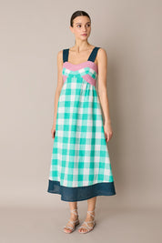 Abito colorato in lino