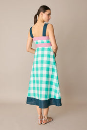 Abito colorato in lino