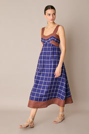 Abito colorato in lino