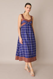 Abito colorato in lino