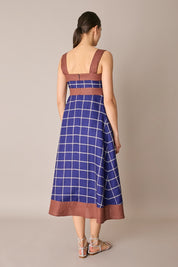 Abito colorato in lino