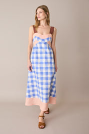 Abito colorato in lino