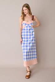 Abito colorato in lino