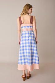 Abito colorato in lino