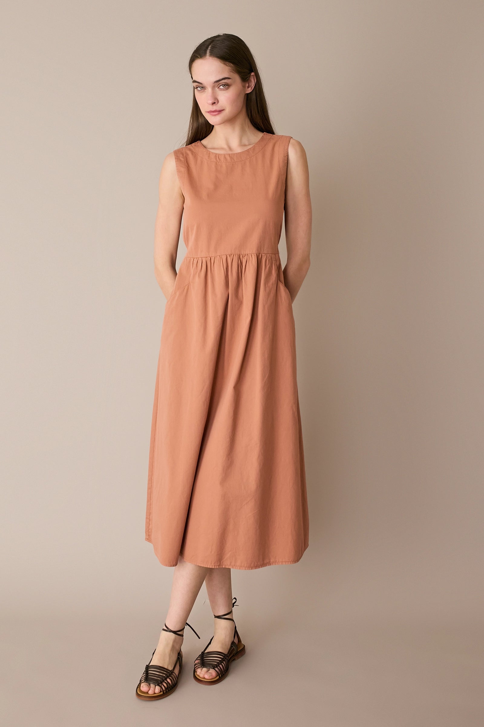 Long cotton dress