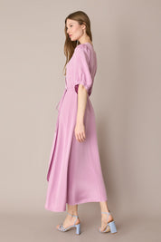 Long wrap dress
