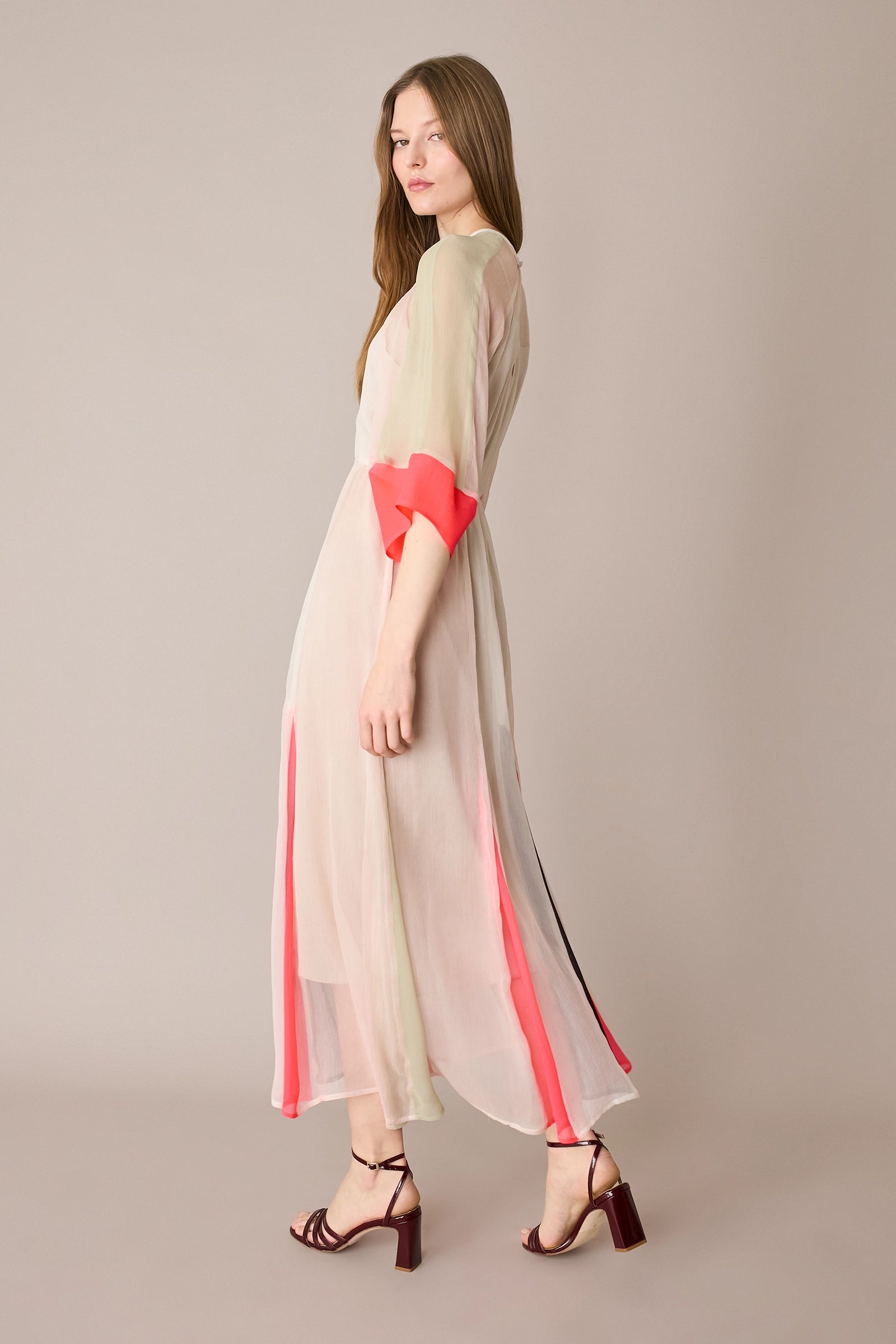 Abito Somewhere Soft in crepon di seta