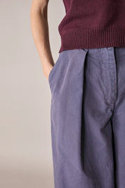 Pantaloni ampi in cotone