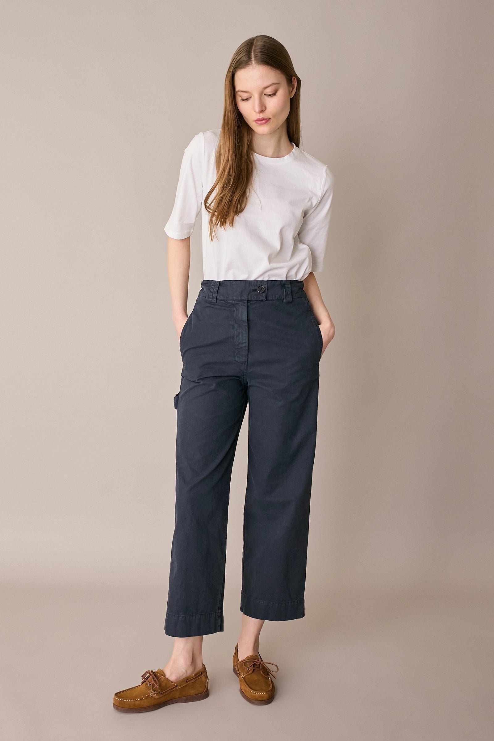 Pantaloni con vita elastica