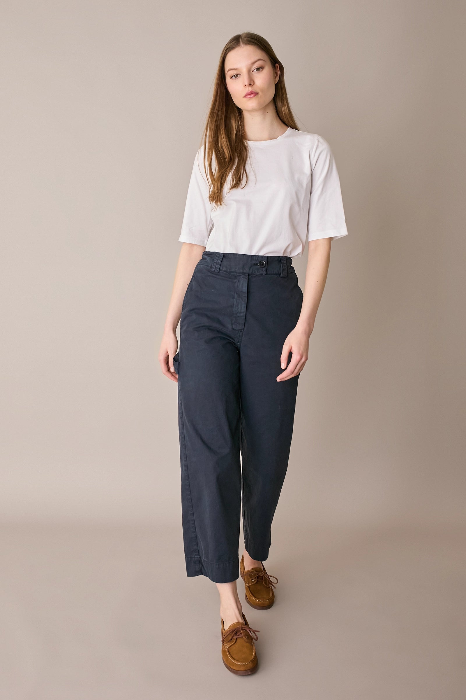 Pantaloni con vita elastica