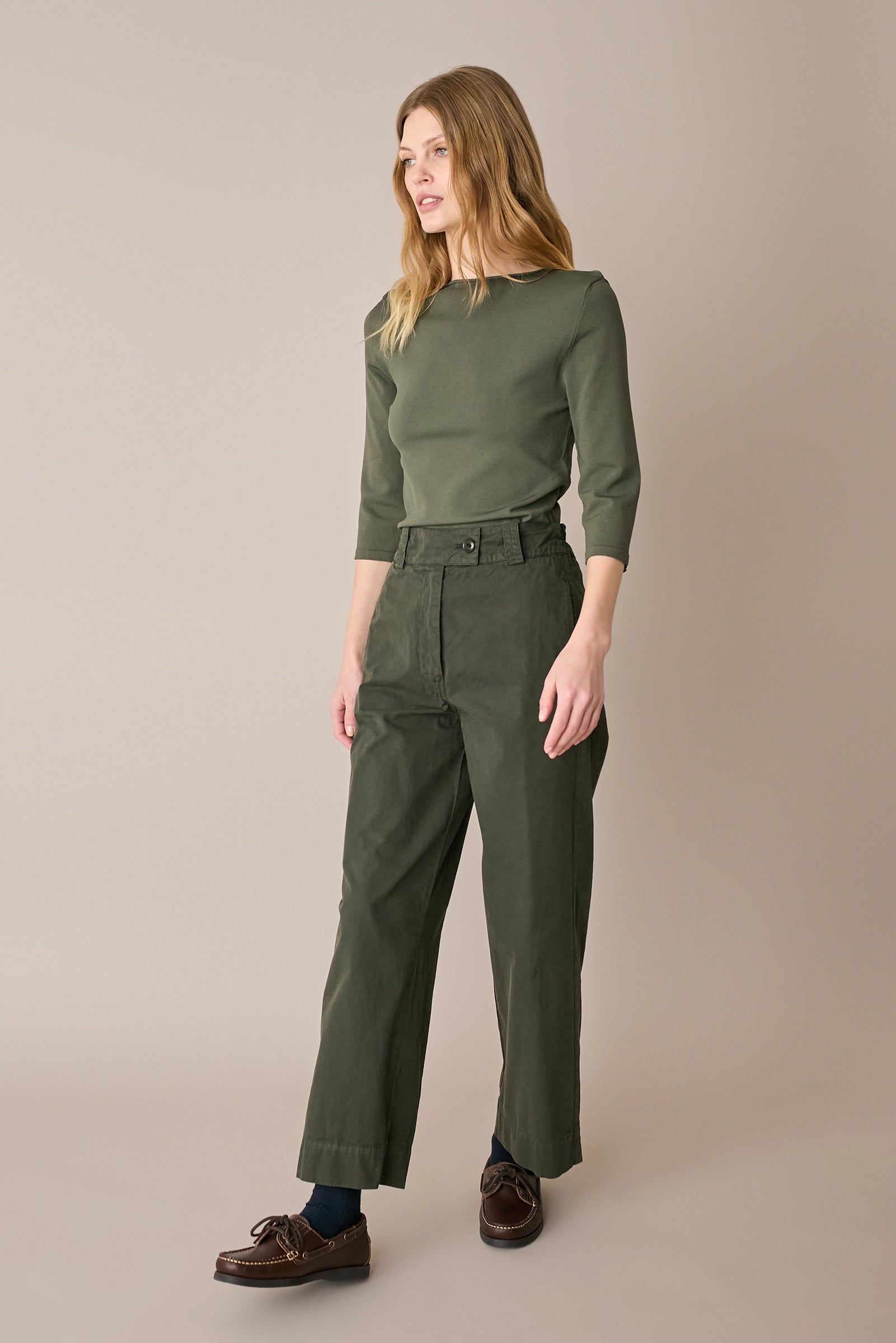 Pantaloni con vita elastica