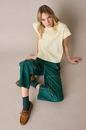Sporty trousers with contrast stitching