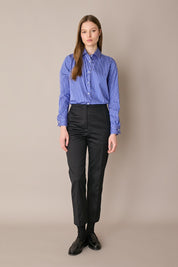 French collar cotton shirt