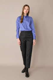 French collar cotton shirt