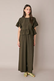 Pantaloni fluidi con elastico