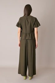 Pantaloni fluidi con elastico