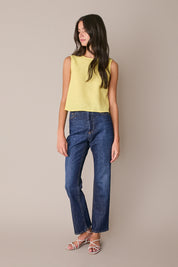Straight-leg stretch jeans
