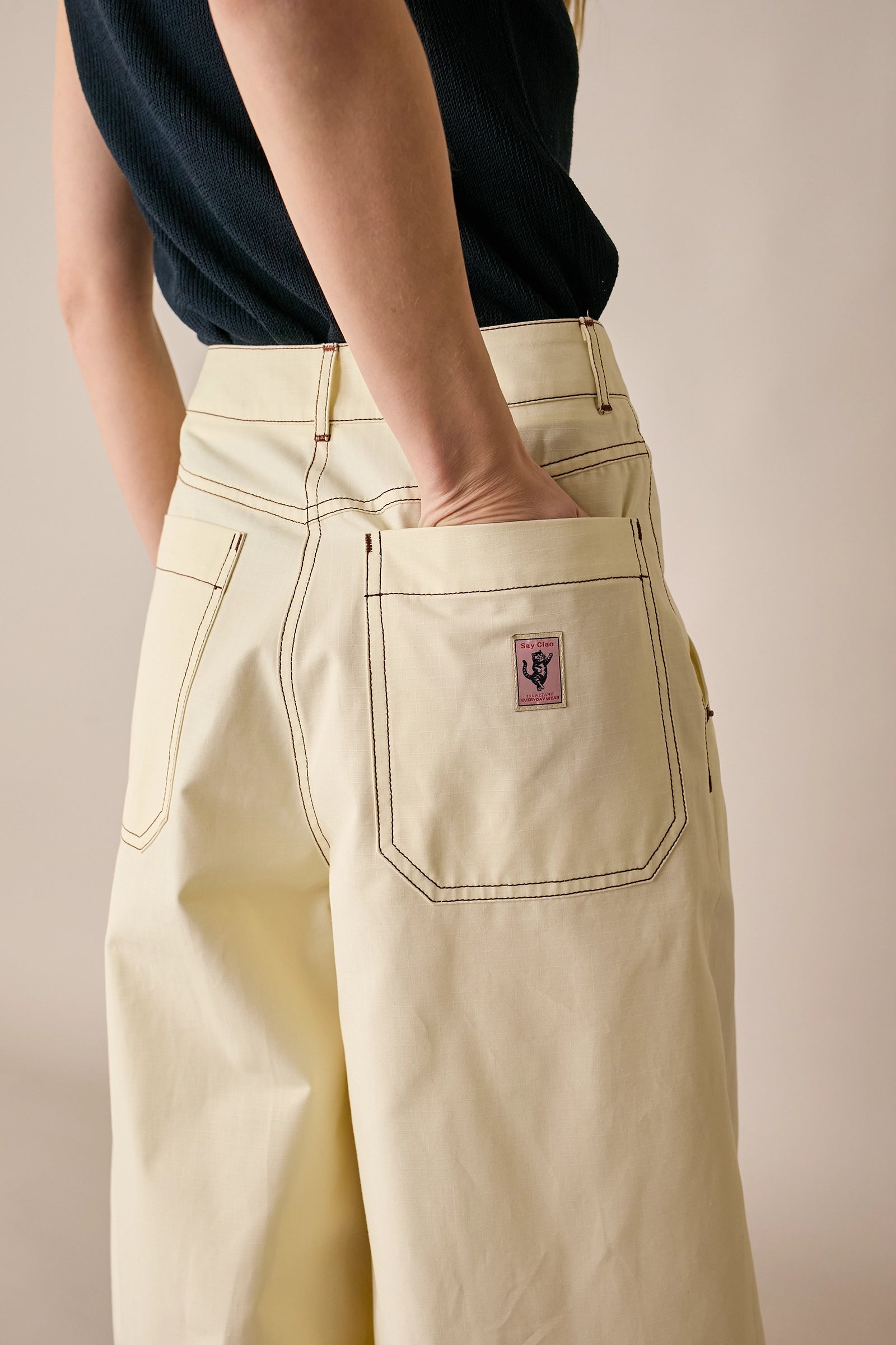 Contrast-stitch trousers – Everyday Wear