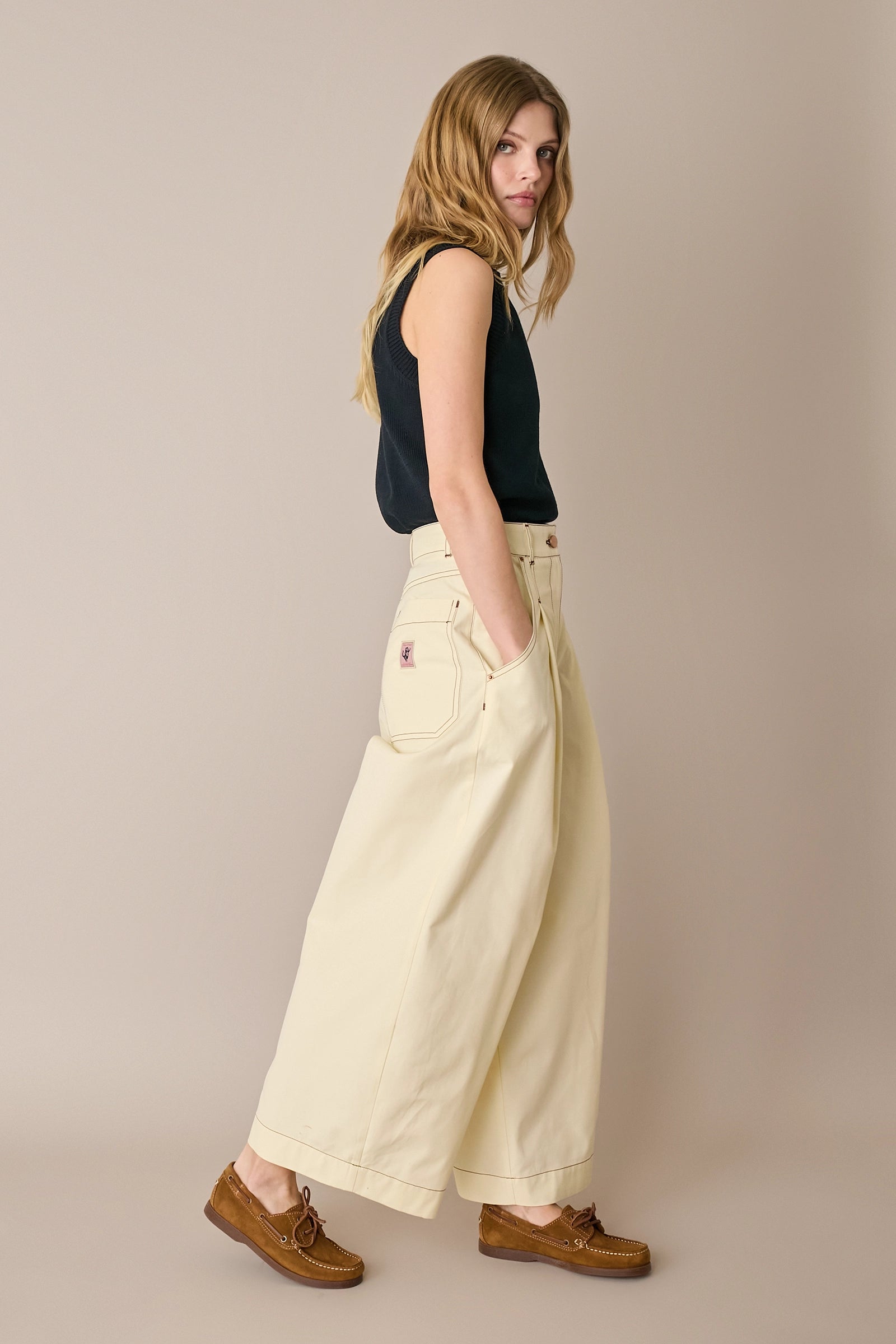 Contrast-stitch trousers – Everyday Wear