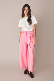 Contrast-stitch trousers – Everyday Wear