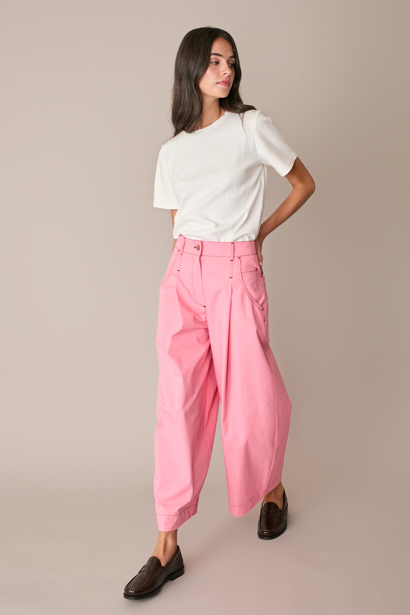 Contrast-stitch trousers – Everyday Wear
